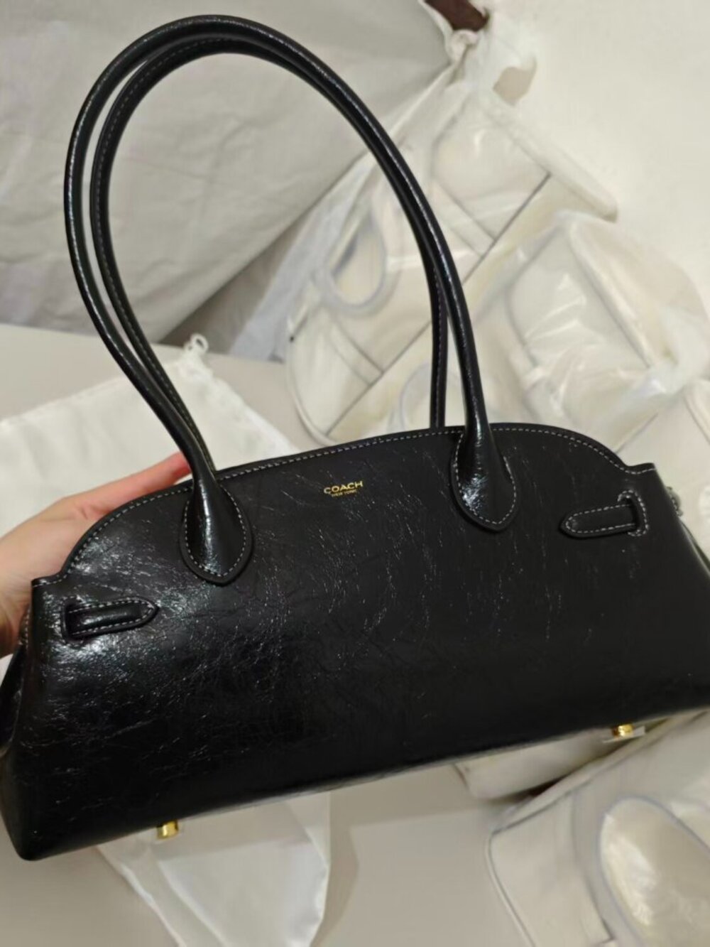 Coach Empire Carryall Shoulder Bag, Brown CAM03 - Picture 7 of 8